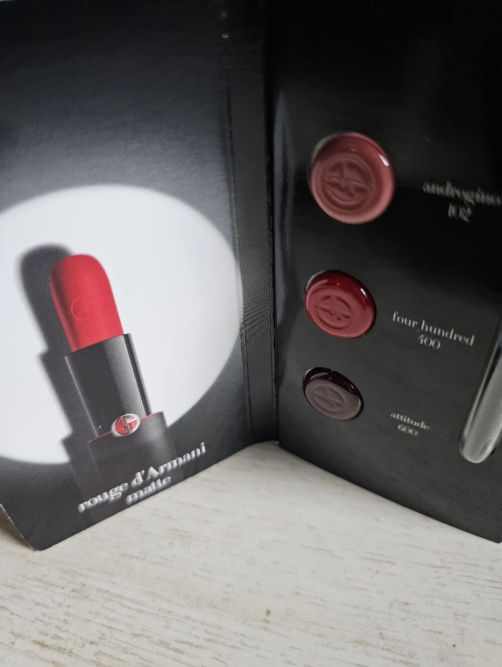Giorgio Armani Rouge d'Armani Matte Lipstick Sample Pack